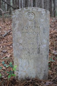 Joseph Pinson headstone