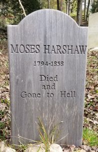 Moses Harshaw Died and Gone to Hell