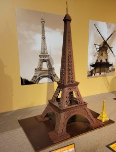 Eiffel Tower made of chocolate