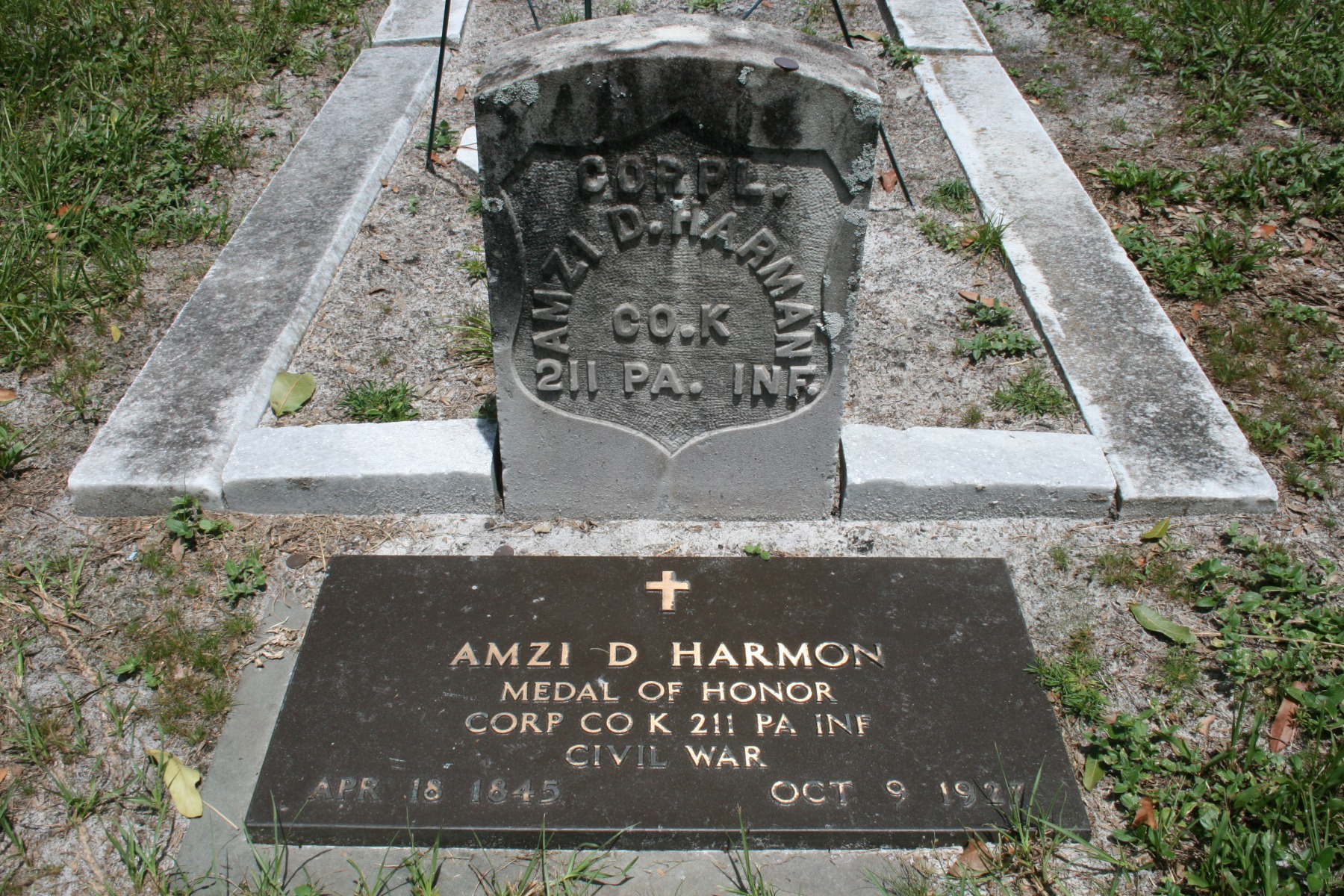 Amzi Harmon Headstone