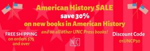 UNC Press 2023 American History Catalog and Sale