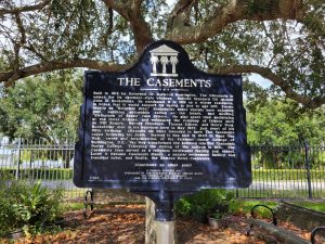 Casements Florida historic marker side 1
