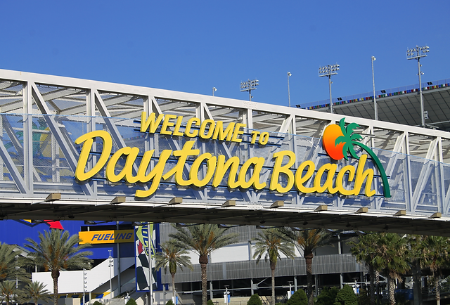 Welcome to Daytona Beach. Image courtesy Volusia County Properties