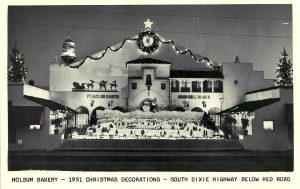 Holsum Bakery 1951 Christmas Display