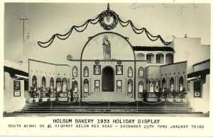 Holsum Bakery 1953 Christmas Display