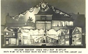 Holsum Bakery 1954 Christmas Display