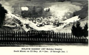Holsum Bakery 1957 Christmas Display