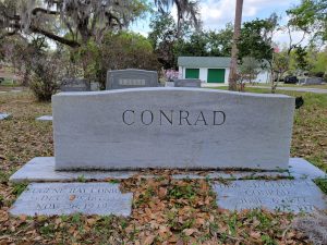 Conrad family marker.