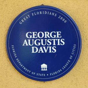George Augusus Davis marker shown seperately.