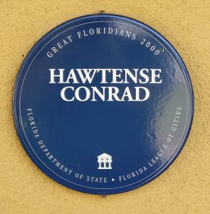 Hawtense Conrad Great Floridians marker shown seperately.