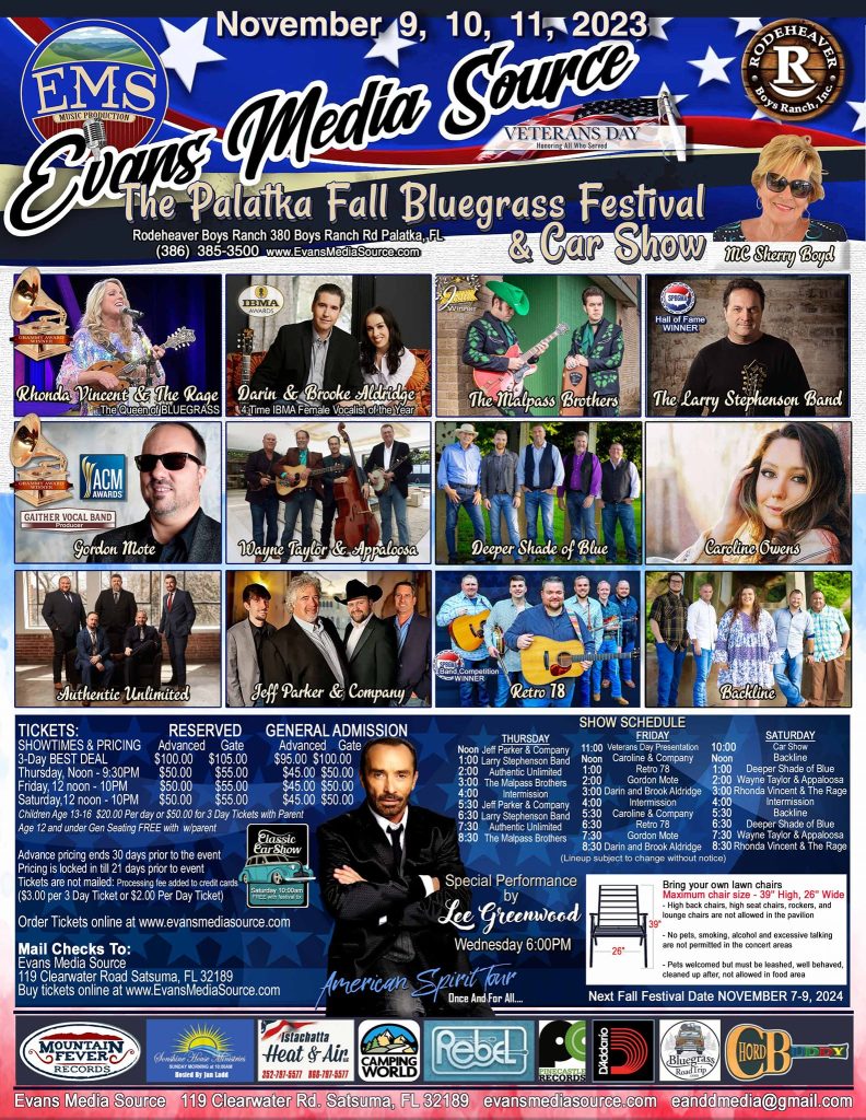 Palatka Fall Bluegrass Festival Best Events and Festivals in Florida