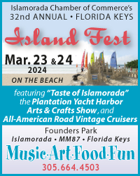 Islamorada Island Fest March 23 and 24, 2024 