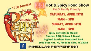 Pinellas Pepper Festival April 13 and 14 in Pinellas Park