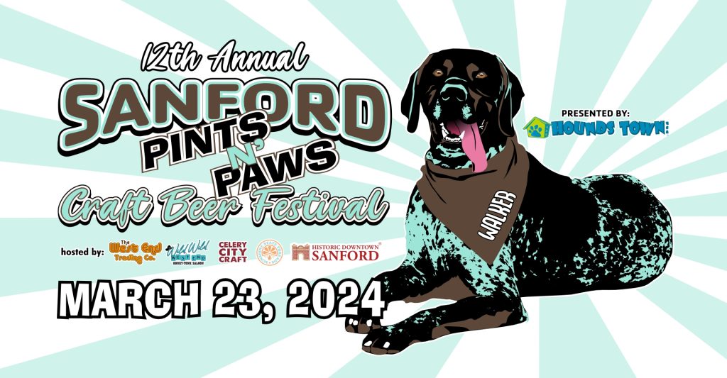 Pints n Paws Craft Beer Festival in Sanford March 23, 2024