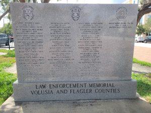 Lewis Tanner Daytona Beach Police Department In Memory Volusia Flagler County Law Enforcement Memorial in DeLand, FL