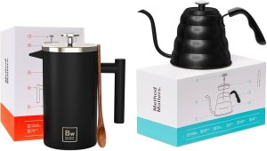 Barista Warrior French Press and Pour Over Kettle