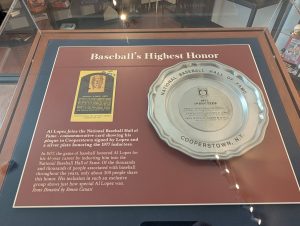 Al Lopez was elected to the National Baseball Hall of Fame in 1977.