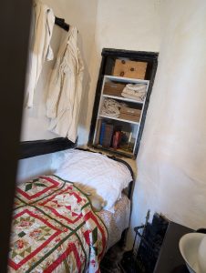 Upstairs sleeping quarters Smallest House in Great Britain