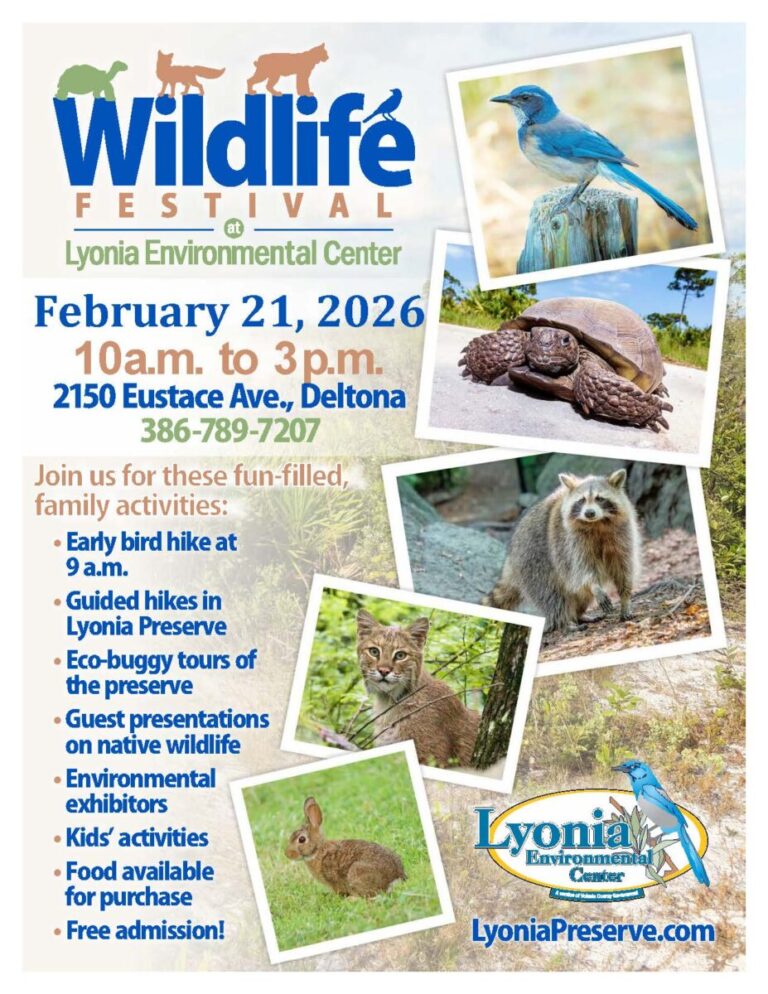 Lyonia Wildlife and Scrub Jay Festival February 21, 2026.