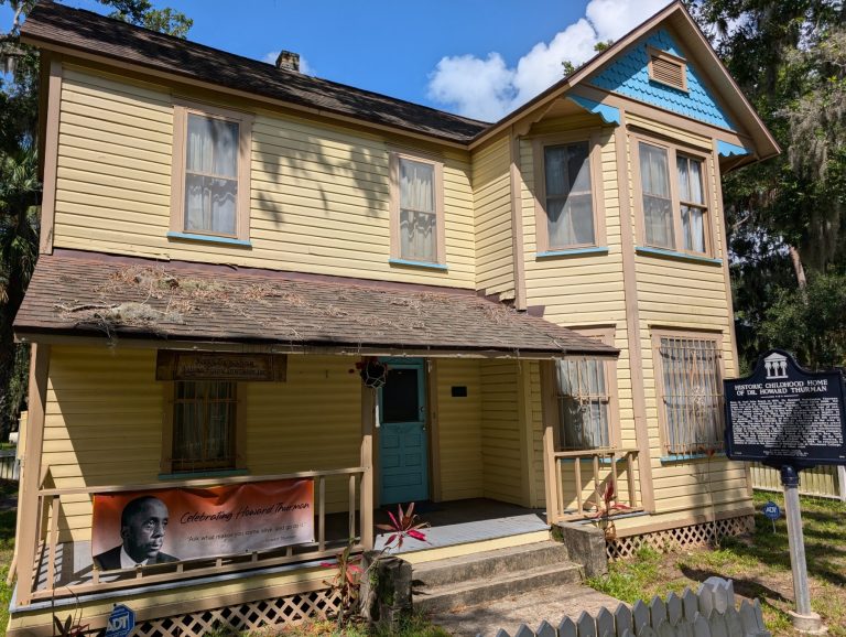 Historic Childhood Home of Dr. Howard Thurman. Located in Daytona Beach, FL