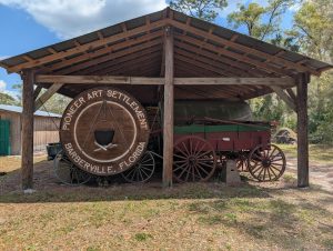 Barberville Pioneer Settlement wagon